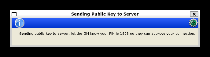 Sending Public Key to Server